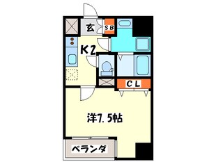 レジディア江戸堀の物件間取画像